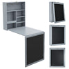 Wall Mounted Table Fold Out Convertible Desk Home Office Wood Wall Hanging Desk