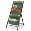 5-Tier Flower Stand Vertical Raised Garden Bed Garden Planter w/ 5 Container Box