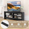 Corner TV Stand 3-Tier Entertainment Center Console Table w/Shelves