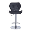 Set of 2 Bar Stools Kitchen Swivel Gas Lift Stools Dining Breakfast Pub Chair
