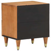 Bedside Cabinets 2 pcs 40x33x46 Solid Wood Z6U1