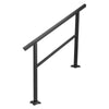 Wrought Iron Handrail Outdoor Handrail Fit 1 to 3 Steps Stairs Handrail
