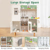 Kids Play Kitchen Set Wooden Pretend Play Toy Kitchen Children Kitchen Playset