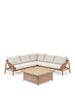 Cameo Corner Dining Set with Lift Up Table ACACIA WOOD & Durable Steel