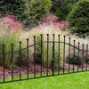 Ball Top Garden Fence 1830mm GAP x 460mm H Wrought Iron Privacy Fence Panel