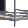 Kid House Bed Frame Single Bed Solid Wood House Shape Toddler Child Floor Frame