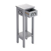 Grey Slim Bedside Tables Unit Nightstand Cabinet with 1 Drawer Bedroom Tall Side