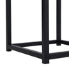 Compact Dining Table and 4 Stools Set Industrial Kitchen Funiture Space Saving