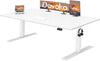 Electric Standing 180x80cm Height Adjustable Ergonomic Stand up Desk White