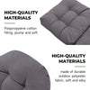 Outdoor Seat Back Cushion Dining Chair Pad Garden Cushions Chair Pads Waterproof