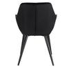 1/2/4/6x Dining Chairs Lounge Kitchen Backrest Living Room Armchair Velvet Metal