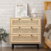 Chest of 3 Drawers Dresser for Bedroom Living Room Storage Cabinet Cupboard Wood