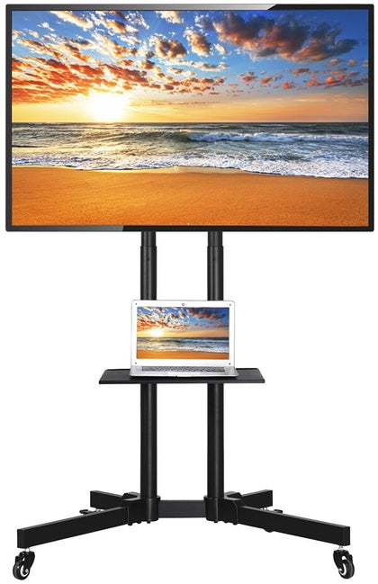 Mobile TV Cart Floor Stand Home Display MountTrolley for 32