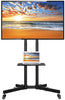 Mobile TV Cart Floor Stand Home Display MountTrolley for 32"-75" Flat Screen
