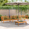 4 Piece Garden Pallet Sofa Set Solid Wood Acacia V2Q9