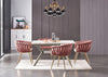 Velvet Dining Chair with Door Knocker Ring Windsor Dressing Room Chair 1/2/4/6