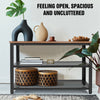 3 Tier Shoe Rack Bench Industrial Style Wooden Shoe Storage Bench & Seat