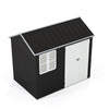 Metal Garden Shed Outdoor Storage Shed Patio Yard Tool Shed Galvanised Steel