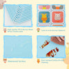 Portable 8-Cube Baby Closet Kids Wardrobe-Blue