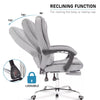 Executive Office Chair Swivel Recliner Computer Desk Gaming Chair with Footrest