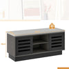 Shoe Bench Shoe Shelf Shoe Storage Cabinet Organizer w/ Adjustable Shelves Grey