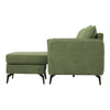 Modern L-Shaped Corner Sofa 3 Seater Lounge Armchair Couch Padded Sleeper Chaise