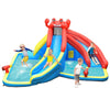 Inflatable Water Slide Kids Crab Castle Bounce House Water Slide Park Backyard