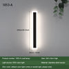 LED Wall Light Sconce Waterproof Outdoor Lamp Exterior Lights Long Strip Modern
