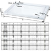 Sliding Shower Enclosure Door And Tray Bathroom Glass Cubicle With Side Panel