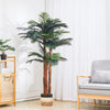 Large 180cm Faux Palm Tree Fake Artificial Green Plants Realistic Tree Garden UK