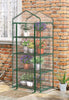 4 Tiers Mini Portable Greenhouse Compact Plant Grow Shed potting 46-3-3