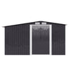 8 x 8FT Garden Storage Shed Outdoor Firewood Tools Box Organizer Log Store Room