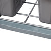 Pull out Kitchen Bin, 21L+21L Built-In Cupboard Bins for Kitchen, Under Sink Bin