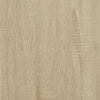 WALPLUS Corner Cabinet Sonoma Oak 33x33x132 cm Engineered Wood Storage Unit