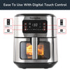 Air Fryer 6.5L Digital Kitchen Oven Oil Free Low Fat Healthy Air Frying 1700W UK