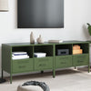 TV Cabinets 2 pcs Olive Green 68x39x50.5 Cold-rolled Steel S7V7