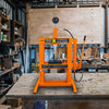 Hydraulic Shop Press 10 Ton Tonne Bench Mount Pressure Gauge Workshop Garage