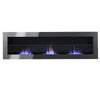 Bio Ethanol Fireplace Modern Wall Biofire 2/3 Burner Fire Place With Glass Panel