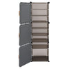 Plastic Shoe Storage Rack Cube DIY Cabinet Stackable Shoes Organizer Stand Shelf
