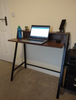 Small Writing Desk Vintage Industrial Table Metal Computer Furniture Office PC