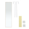 Over Door Mirror Wall-Mount Full Length Framed Dressing Mirror Bedroom Room Deco