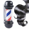 20'' Barber Pole Rotating Light Hair Salon Sign Red White Blue LED Lamp Outdoor