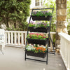 4-Tier Vertical Raised Garden Bed Freestanding Garden Planter 4 Container Boxes