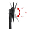 Mobile TV Cart Floor Stand Home Display MountTrolley for 32"-75" Flat Screen