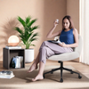 Ergonomic Office Chair Fabric Padded, Height Adjustable, Swivel Wheels, Mid Back
