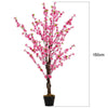 Artificial Blossom Flowers Tree Potted Plant Realistic Cherry Blossoming Decors