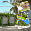 Garden Folding Chairs Portable Outdoor 2Seater Unit Camping High Back Armchair