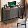 UK Folding Laptop Desk PC Home Office University Metal Frame Study Student Table