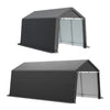 Outdoor Storage Shed Equipment Shelter Cover Bicycle PE Waterproof Steel Frame