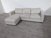 Dusk Soho Natural Linen Look Left Hand Storage Chaise Sofa RRP £859